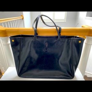 Classic Leather Longchamp Roseau Tote Bag